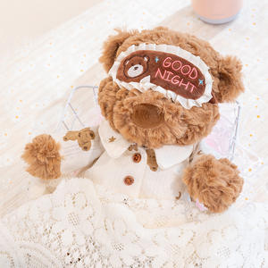 टी-शर्ट के साथ उच्च गुणवत्ता वाले प्यारे भूरे रंग के मुलायम टेडी भालू खिलौना बच्चों के लिए कपड़े अनुकूलित लोगो - Product Image 5