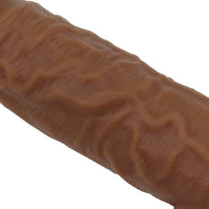 Neues Modell 5.5 6 13 Cm Herren ärmel Schwarz <span class=keywords><strong>Big</strong></span> Sex Toy Vergrößerung kondom Super Huge Silikon Dildo Kondom für Männer - Product Image 4