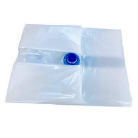 1000L -1400L sac aseptique transparent/aluminisé en plastique personnalisé en nylon alimentaire lait vin jus Sauce sirop de maïs avec valve 1200KG