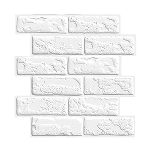 Adesivo Murale 3D Geometrico Effetto Mattoni, Pannello in PVC, Decorazione Moderna <span class=keywords><strong>per</strong></span> la Casa, Carta da Parati Rimovibile <span class=keywords><strong>per</strong></span> <span class=keywords><strong>Cucina</strong></span> - Product Image 1