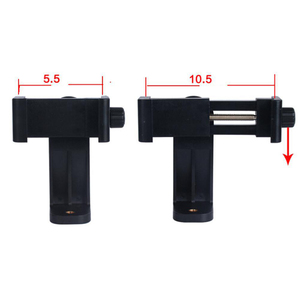 Fixation Universelle pour <span class=keywords><strong>Trépied</strong></span> à 360 Degrés, Pince de <span class=keywords><strong>Téléphone</strong></span> Compatible avec Vis 1/4, Support de Bureau pour <span class=keywords><strong>Trépied</strong></span> et <span class=keywords><strong>Adaptateur</strong></span> pour iPhone - Product Image 3
