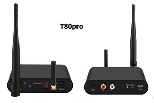 Transmisor de Discoteca Silenciosa de 3 Canales con Función Bluetooth, Puertos RCA, Compatible con <span class=keywords><strong>TV</strong></span> Box, DVD y Equipos de Sonido - Product Image 3