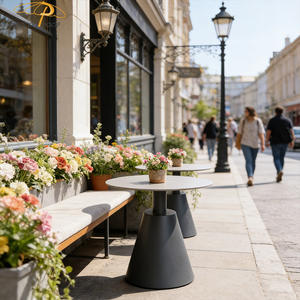 <span class=keywords><strong>Table</strong></span> à manger d'extérieur populaire pour 4 <span class=keywords><strong>personnes</strong></span> ensemble <span class=keywords><strong>de</strong></span> <span class=keywords><strong>table</strong></span> à cadre en <span class=keywords><strong>aluminium</strong></span> <span class=keywords><strong>table</strong></span> basse d'extérieur <span class=keywords><strong>de</strong></span> <span class=keywords><strong>jardin</strong></span> nordique - Product Image 3