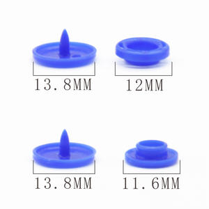 Çanta başına 5000 adet özel dikdörtgen desen kaplı basın çıtçıt düğmesi çevre dostu reçine plastik yapış düğmeler giysi aksesuarları - Product Image 5