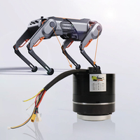 Actionneur harmonique à couple élevé combinant un servomoteur, une boîte de vitesses harmonique, un frein et une transmission avec une fonction CAN offrant une compactness pour les robots