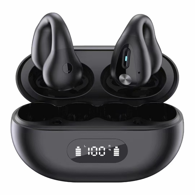 Wholesale New Ear Clip Earbuds Wireless Headset Sports Earphones Open Ear Headphone Bone Conduction Tws Earbuds