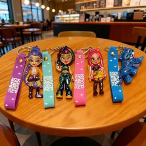 Llavero de Silicona del Grupo de Cazadores de Brujas para 2025, Personajes de <span class=keywords><strong>Anime</strong></span> y Dibujos Animados Más Populares, Colgante para Coche o Bolsa, Venta al por Mayor - Product Image 1