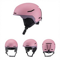 Casque de ski transfrontalier nouveau style en ABS/EPS pour adultes et enfants, sports de plein air, sécurité universelle moulée, couleur personnalisée