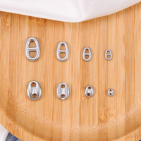 50 Pcs/lot acier inoxydable cochon nez breloque pendentif connecteurs bracelet à bricoler soi-même collier fabrication de bijoux résultats accessoires en gros