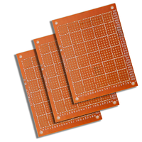 Placas de circuito de madera contrachapada HB de baquelita PCB de un solo lado personalizadas, serigrafía blanca, varios tamaños disponibles para producción
