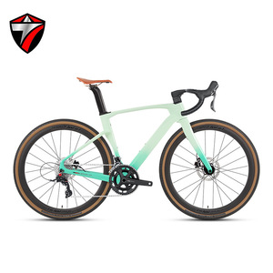 Bicicleta de Carretera de Carreras 700C Gravel V3 con Frenos de Disco Hidráulicos y 24 Velocidades, Bicicleta Urbana para Hombre de Fibra de Carbono Completa (25 años) (RS-24S) - Product Image 2