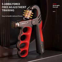 BunnyHi WLQ011 Appareil de renforcement de la force de préhension multifonctionnel avec compteur, 5-100 kg, pour les doigts et les mains