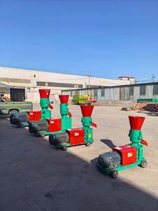 Moulin à granulés d'aliments électriques, 220V/380V, Broyeur d'aliments pour animaux de ferme haute productivité, <span class=keywords><strong>Équipement</strong></span> d'<span class=keywords><strong>élevage</strong></span> à matrice plate - Product Image 1