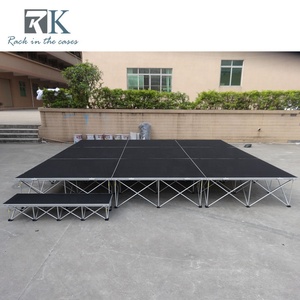Black Carpet <b>Platform</b> Modular <b>Stage</b> 4ft*4ft Square Simple <b>Stage</b> <b>Platform</b> Decors - Product Image 3