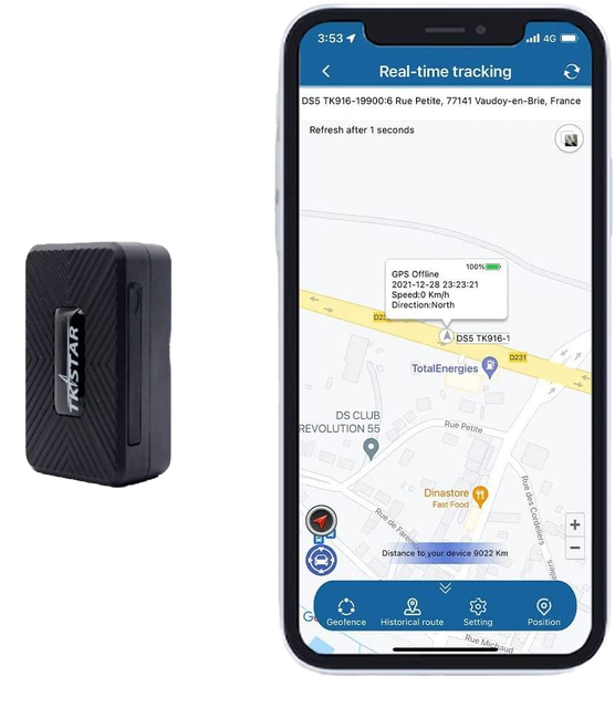 2025 TKSTAR TK915 GPS Tracker 7800mAh Magnet Waterproof Car Locator Voice Monitor Free IOS App Supports GSM GPRS Track View PC