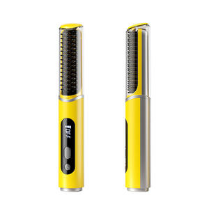 Plancha y <span class=keywords><strong>Rizador</strong></span> de <span class=keywords><strong>Pelo</strong></span> 2 en 1, Herramienta Iónica Portátil para Peinar el Cabello, Calentamiento Rápido, Anti-escaldaduras, Rizado Automático - Product Image 3