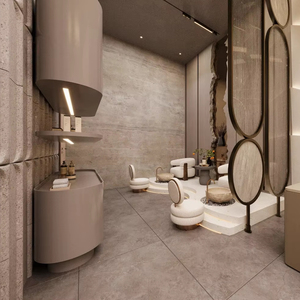 Customizable Beauty Salon Storage Cabinet & Nail Polish Display Rack | One-Stop Shop Fitting for Spa Beauty Salon - Product Image 1