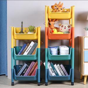 Kệ Đựng Đồ Nhiều Lớp Bằng Nhựa 2/3/4 Kệ Xếp Đồ Di Chuyển Nhiều Tầng Cho Nhà Bếp, Phòng Tắm, Kệ Xe Đẩy - Product Image 3