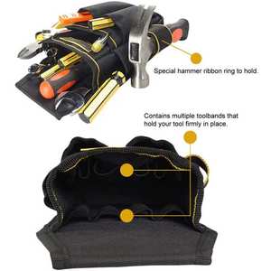 Sac de ceinture multifonctionnel en toile robuste pour électricien, personnalisable en gros, durable et portable - Product Image 4
