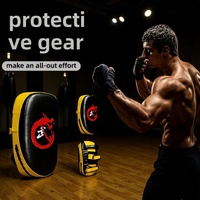 Cible de pied de boxe en cuir PU pour adultes et enfants, entraînement Sanda Taekwondo, usage domestique, certifiée transfrontalière
