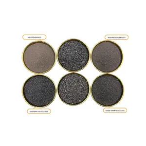 다크 브라운 알루미늄 산화물 다크 브라운 융합 알루미나 에머리 모래 분사 녹 제거 대리석 PC 벽돌에 사용