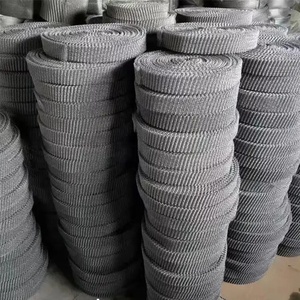 Stainless Steel <b>Wire</b> Knitted <b>Mesh</b> Demister Pad with Bending for Oil and Gas Filters - Product Image 3