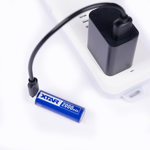 XTAR 선형 방전 곡선 고속 충전 2000mAh USB 타입 C 1.5V <span class=keywords><strong>AA</strong></span> 리튬 충전식 배터리 스마트 잠금 장치, 마이크 - Product Image 2