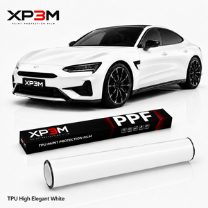 ฟิล์มกันรอยรถยนต์ XP3M สีขาวเงาหรูหรา วัสดุ TPU ความหนา 7.5 มิล แบบม้วน สำหรับรถยนต์ ซ่อมแซมตัวเองได้ - Product Image 1