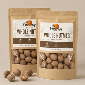 Noix de muscade entière 100g, naturelle, sans additifs, faible MOQ, pour la vente en gros, marque privée <span class=keywords><strong>et</strong></span> échantillons standard gratuits - Product Image 1