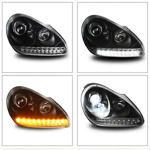 Accesorios de Estilización para <span class=keywords><strong>Porsche</strong></span> <span class=keywords><strong>Cayenne</strong></span>, 2 Faros Delanteros LED DRL con Luz Alta y Baja de Xenón, para los Modelos <span class=keywords><strong>2003</strong></span>, 2004, 2005, 2006, 2007 y 2008 - Product Image 3
