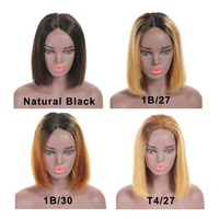 Haar verpackungs bündel mit Verschluss Echthaar verlängerung für Zöpfe Peruanische Farbe Knochen gerade Blond Ombre Rotbraun