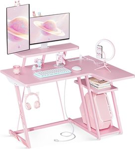 โต๊ะคอมพิวเตอร์พีซี LED สำหรับผู้ชนะเกมกระจกเทมเปอร์ RGB 39นิ้วโต๊ะเล่นเกม - Product Image 2