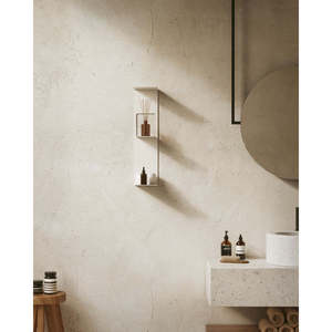 Étagère murale verticale en métal Finn, acier thermolaqué mat, style industriel moderne, pour salon, bureau, rangement mural - Product Image 4