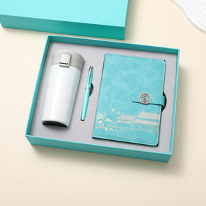 Coffret cadeau d'entreprise durable Tasse en bambou écologique Carnet de notes en papier recyclé Stylo à base de plantes pour les amateurs de café - Product Image 2