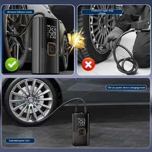 Pompe à air portable haute pression sans fil, <span class=keywords><strong>gonfleur</strong></span> électrique de pneus de <span class=keywords><strong>voiture</strong></span>, directement de l'usine mondiale, agent d'<span class=keywords><strong>achat</strong></span> 1688, garantie 4 ans - Product Image 4