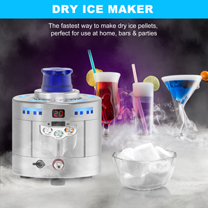 Dual Auto Countertop Dry <b>Ice</b> Cube <b>Maker</b> Cocktail Bartending Equipment Cocktail Dry <b>Ice</b> Cocktail Dry <b>Ice</b> - Product Image 4