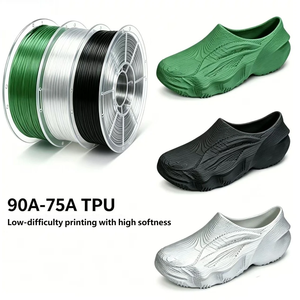 TPU9075A 3D <b>Printer</b> Filament No Clog No Stringing Tough Flexible for Shoe Insoles Guards <b>Phone</b> Cases Earbuds - Product Image 2