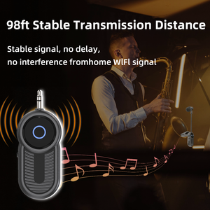 ميكروفون أدوات لاسلكي UHF ، ميكروفون ساكسفون ، ميكروفون لاسلكي من أجل الأبواق ، الكلارينيت ، التشيلو - Product Image 3