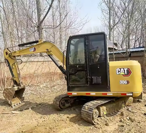 Low Working Hours Used Caterpillar Cat 306e 306e2 Cat305 Cat305.5 Cat307 6ton <b>Mini</b> Excavator for sale - Product Image 2