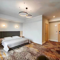 Tapis de chambre d'hôtel de qualité supérieure 5 étoiles, fabriqué à la machine, pour revêtement mural à mur