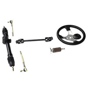 Kit <span class=keywords><strong>de</strong></span> Bricolaje para Karting, Buggy, Quad, Caja <span class=keywords><strong>de</strong></span> Dirección Metálica <span class=keywords><strong>de</strong></span> 32 cm y 1.45 Pulgadas <span class=keywords><strong>de</strong></span> Diámetro para ATV - Product Image 3