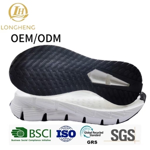 Semelles en TPR durables, élastiques, légères et respirantes pour chaussures de sport décontractées et de plein air, fabriquées en matériau EVA durable - Product Image 2