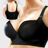 Sujetador Push-Up de Gran Tamaño para Mujer, Alta Calidad, Copas Grandes 90D-105F, Sexy, Cómodo, Transpirable, Ecológico, Sin Costuras, con Aro