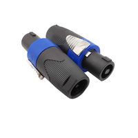 Connecteur de câble à verrouillage torsadé à 4 pôles pour NEUTRIK Type NL4FC Speakon 4 pôles Fiche mâle Audio SPK Connecteurs