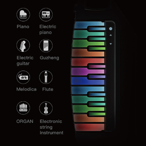 Guitarra Inteligente sin Cuerdas <span class=keywords><strong>Enya</strong></span> CYBER-G con 20 Sonidos de Instrumentos, Altavoz Integrado y Sistema de Batería, Guitarra Plegable para Viaje - Product Image 3