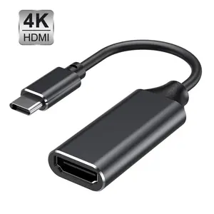 USB C כדי HDMII מתאם 4K אלומיניום סוג c זכר ל-hdtv נקבה ממיר מתאם כבל עבור Macbook גלקסי