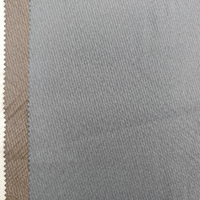 Tissu en Pongee Tricoté Effet Cuir Imperméable et Coupe-Vent avec Monogramme, Tissu pour Veste en Taffetas Enduit PU Artificiel 135GSM – Vente en Gros
