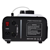 Machine à fumée de scène intelligente à LED, température constante, 1500W, éclairage LED pour mariage, bar, ambiance, accessoire, machine à brouillard d'eau, machine à glace sèche