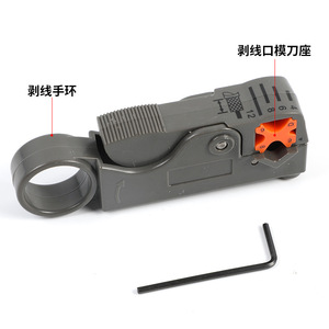 Dr. Giant <b>Wire</b> <b>Stripper</b> 23 Awg Front Entry Plastic Body Carbon Steel Blade Diy Tool - Product Image 4