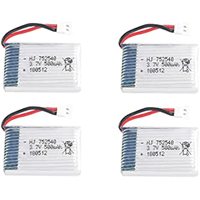 Baterai Lithium Polymer Digital Sima X5C/X5SW/X5SC/X5 3.7V 500mAh Anoda NCM 500 Siklus Penggunaan dengan Tingkat Pengosongan Kurang dari 5C untuk Perangkat Elektronik